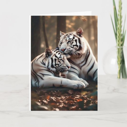 Carte Compagnons du tigre blanc serein (Devant)