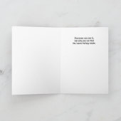 Carte Comparaison d'amitié drôle en typographie gras (Intérieur)