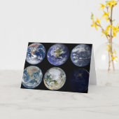 Carte Comparaison D'Image De Vues Iconiques De La Planèt (Fleur jaune)