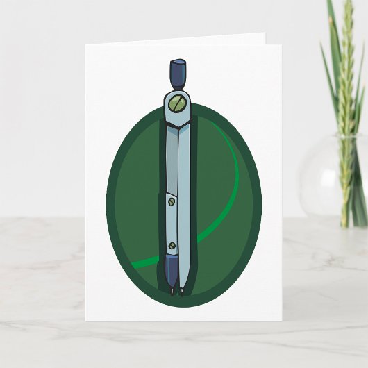 Carte Compas de Dessin Géométrique