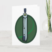 Carte Compas de Dessin Géométrique (Devant)