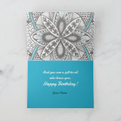 Carte Compas Rose Dessiné à la Main Doodle avec Joyeux A (Intérieur)