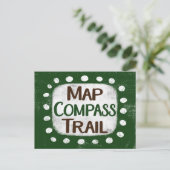 Carte Compas Trail Carte Postale (Debout devant)