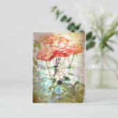 Carte, Compass, Carte postale Rose (Debout devant)