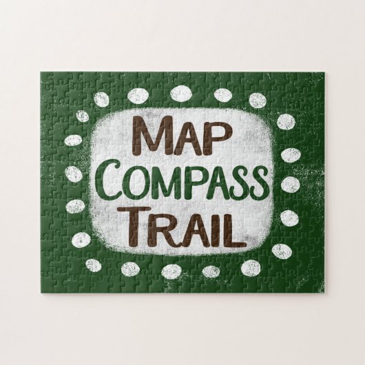 Carte Compass Trail Jigsaw Puzzle Puzzle (Horizontal)