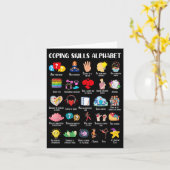 Carte Compétences d'adaptation Alphabet Sensibilisation (Fleur jaune)