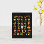 Carte Compétences d'adaptation Alphabet Sensibilisation (Fleur jaune)