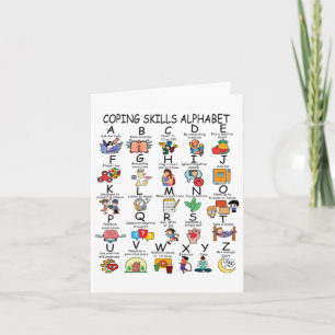 Carte Compétences d'adaptation en santé Alphabet Enseign