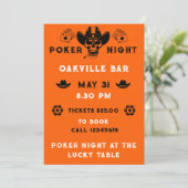 Carte Compétition de nuit de poker (Debout devant)