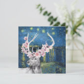 Carte Compilation de Van Gogh Starry Night et Flower Sta (Debout devant)