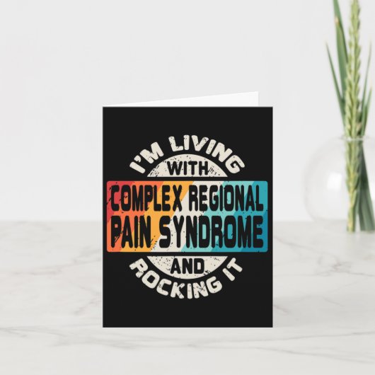 Carte Complexe Syndrome De Douleur Régional Crps Sensibi (Devant)