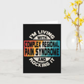 Carte Complexe Syndrome De Douleur Régional Crps Sensibi (Fleur jaune)