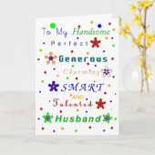 Carte Compliments De Mari, Joyeux Anniversaire ! (Fleur jaune)