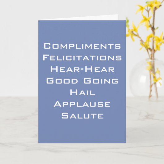 CARTE "COMPLIMENTS, ENTENDRE, COURRIER, SALUT" (Fleur jaune)