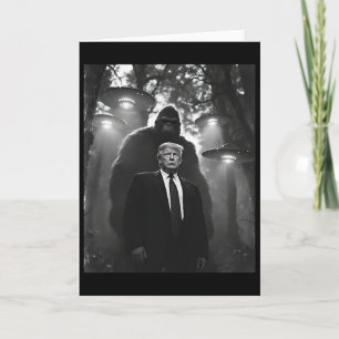 Carte Complot de rencontre de Trump Bigfoot Ufo Alien Ua