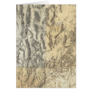 Carte composite de l'Arizona, du Nevada et de l'Ut