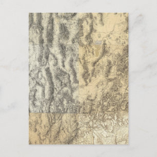 Carte composite de l'Arizona, du Nevada et de l'Ut