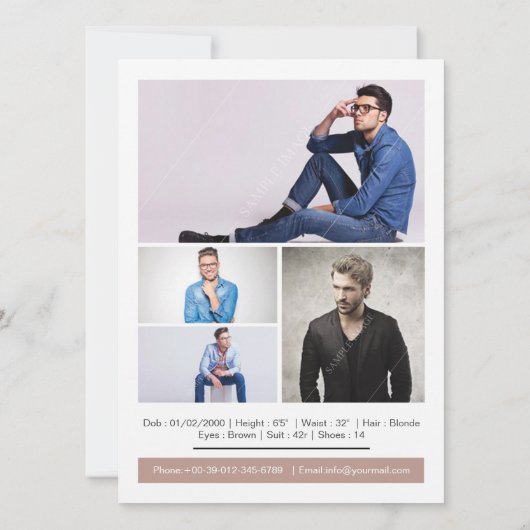 Carte composite Modélisation de mode (Dos)