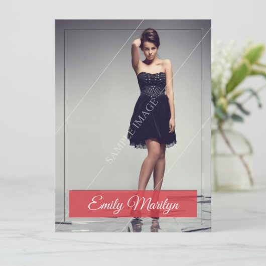 Carte composite Modélisation de mode (Debout devant)