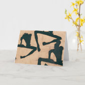 Carte Composition Avec Trois Hommes Egon Schiele (Fleur jaune)
