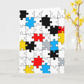 Carte Composition de la couleur minimale du puzzle De St (Fleur jaune)