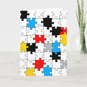 Carte Composition de la couleur minimale du puzzle De St