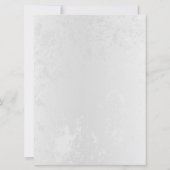 Carte Composition des White and Blue Butterflies (Dos)