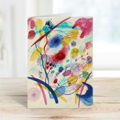 Carte Composition en bleu rouge vert jaune | Kandinsky