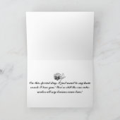 Carte Composition florale d'anniversaire (Intérieur)