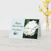 Carte Composition florale d'anniversaire (Fleur jaune)