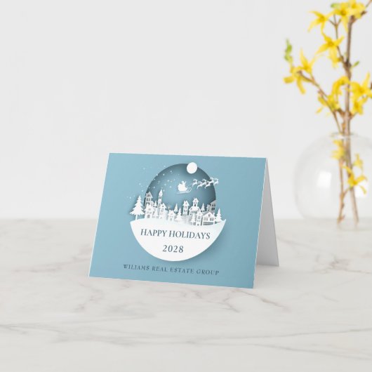 Carte Composition moderne de Christmas (Fleur jaune)