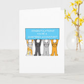 Carte Comptable agréé Félicitations pour la graduation (Fleur jaune)