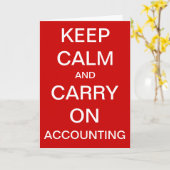 Carte Comptable | Anniversaire | Conserver la comptabili (Fleur jaune)