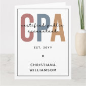 Carte Comptable Public Certifié CPA Retro (Devant)