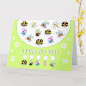Carte Compter les bogues Activités d'apprentissage des m (Fleur jaune)
