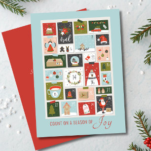 Carte Compter Sur Une Saison De Joie Compte À Rerebours 