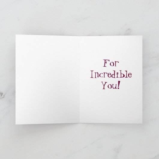 Carte Comptez l'anniversaire des bougies ! Gâteau (Intérieur)