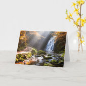 Carte Comté Antrim, Irlande du Nord de la cascade | de (Fleur jaune)