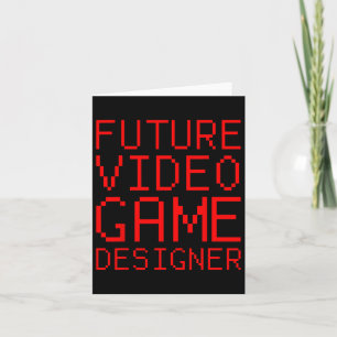 Carte Concepteur de jeux vidéo pour enfants