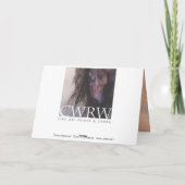 Carte Concepteur de luxe A7 Noteard de guerrier d'esprit (Dos)