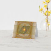 Carte Conception 13-08 (Fleur jaune)