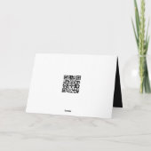 Carte Conception Abstraite de Blanc et de Noir pour un A (Dos)