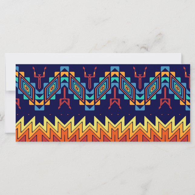 Carte Conception abstraite de la conception tribale (Devant)