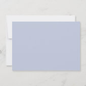 Carte Conception Bleue Minimaliste NYC (Dos)