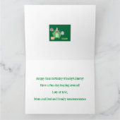 Carte Conception cadeau de gâteau Casquette de grenouill (Intérieur)