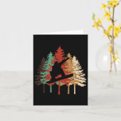 Carte Conception cadeau de snowboard Style pin Vintage (Fleur jaune)