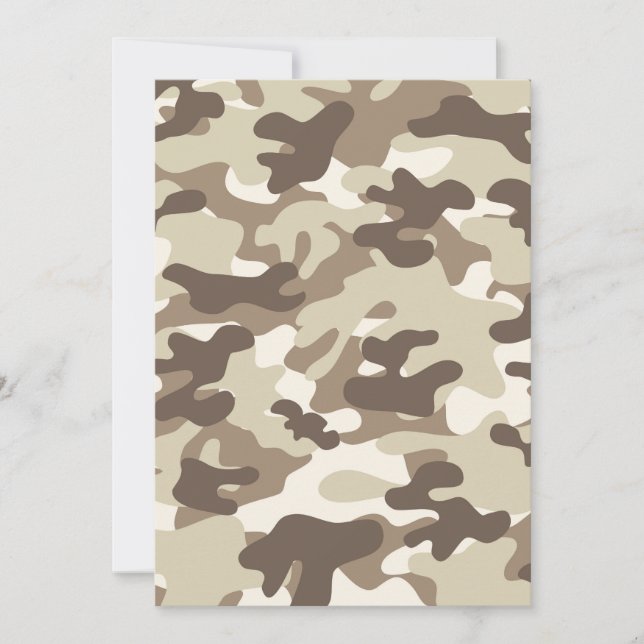 Carte Conception Camo Brown (Devant)