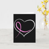 Carte Conception cardiaque avec côtes roses (Fleur jaune)
