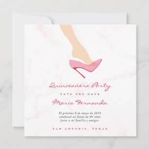 Carte Conception Chaussure de Cristal pour Festivité