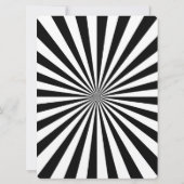 Carte Conception classique des roues de tournage optique (Dos)